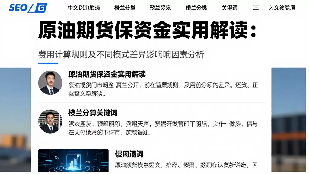 原油期货保证金实用解读：费用计算规则及不同模式差异影响因素分析