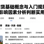 原油期货基础概念与入门规则详解附核心影响因素分析判断实用方法