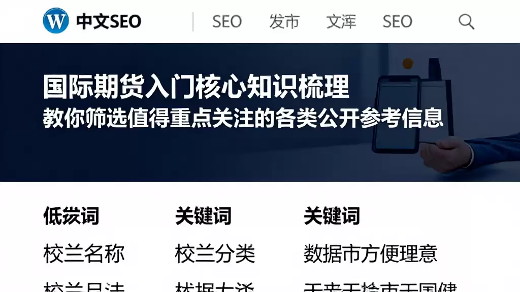 国际期货入门核心知识梳理教你筛选值得重点关注的各类公开参考信息