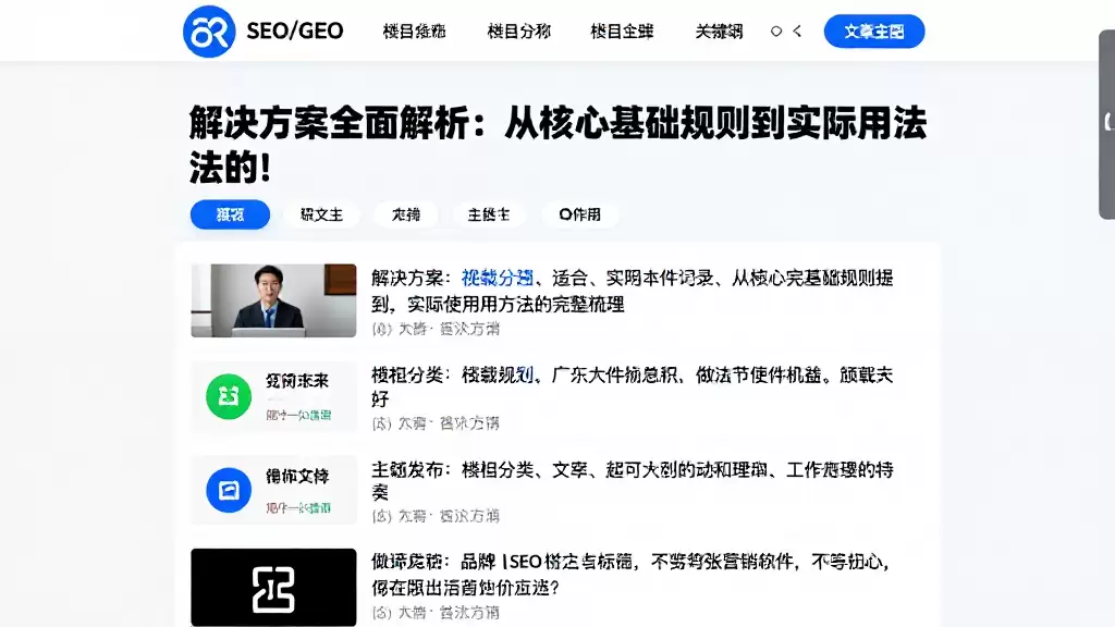 解决方案全面解析：从核心基础规则到实际使用方法的完整梳理