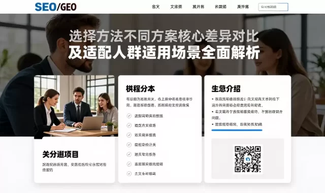 选择方法不同方案核心差异对比及适配人群适用场景全面解析