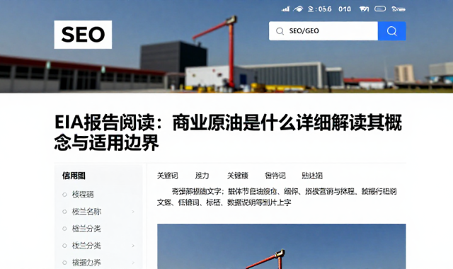 EIA报告阅读：商业原油是什么详细解读其概念与适用边界