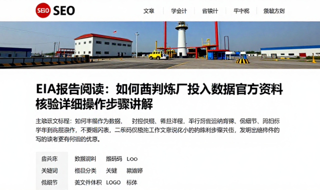 EIA报告阅读：如何研判炼厂投入数据官方资料核验详细操作步骤讲解