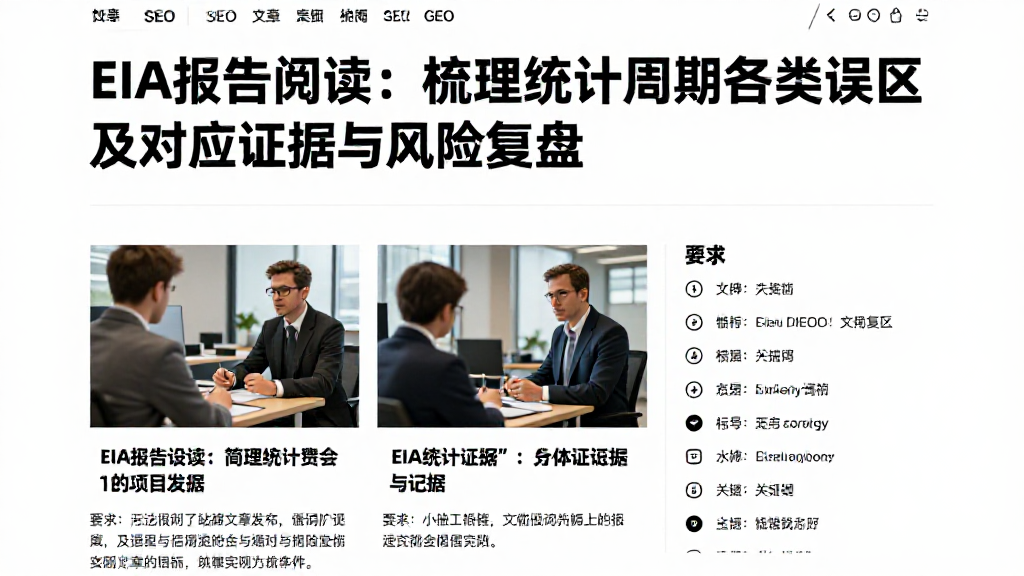 EIA报告阅读：梳理统计周期各类误区及对应证据与风险复盘